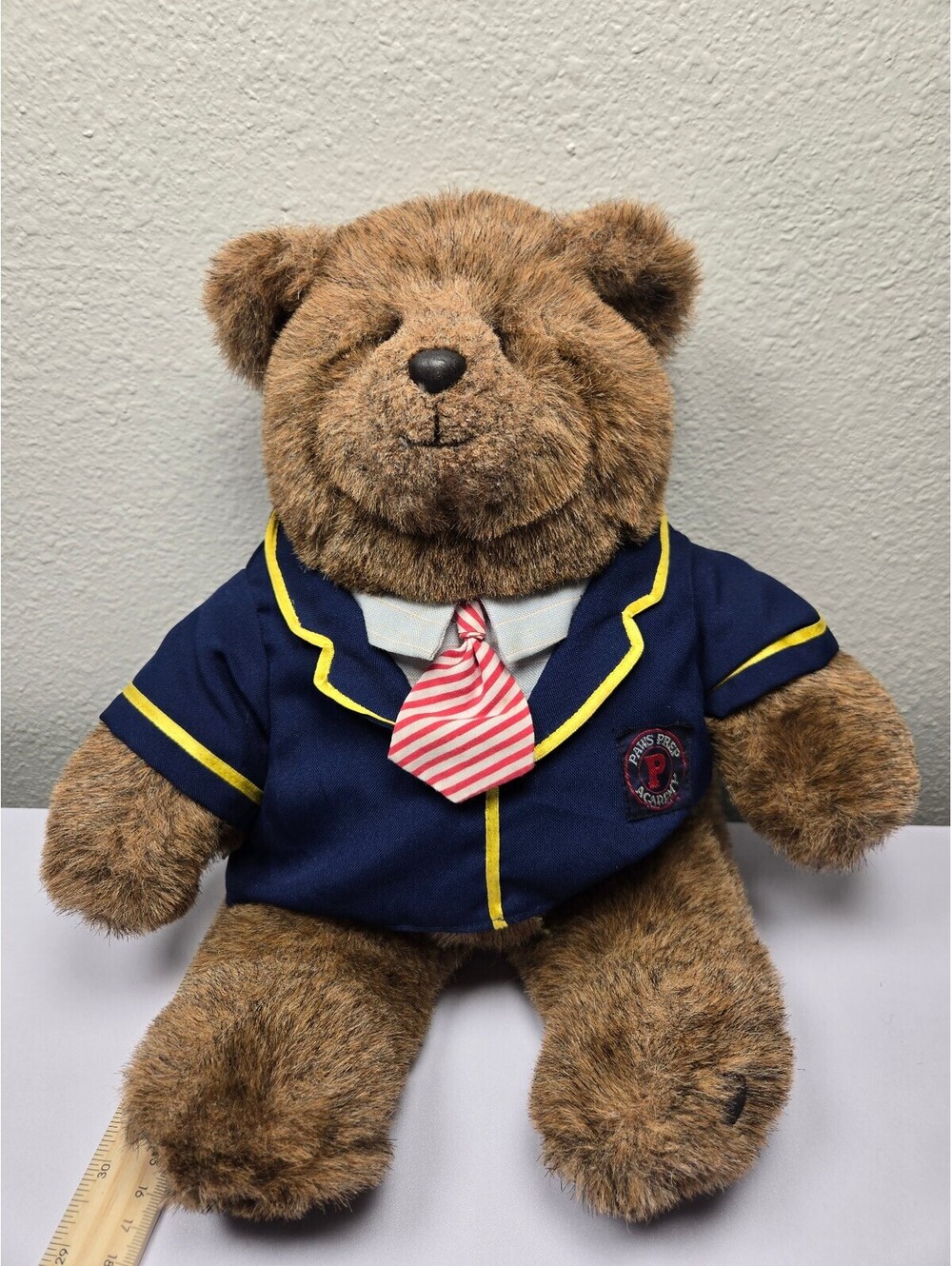 Gund Paws Prep Academy Teddy Bear Vintage 1983 School Uniform Blazer Tie Plush